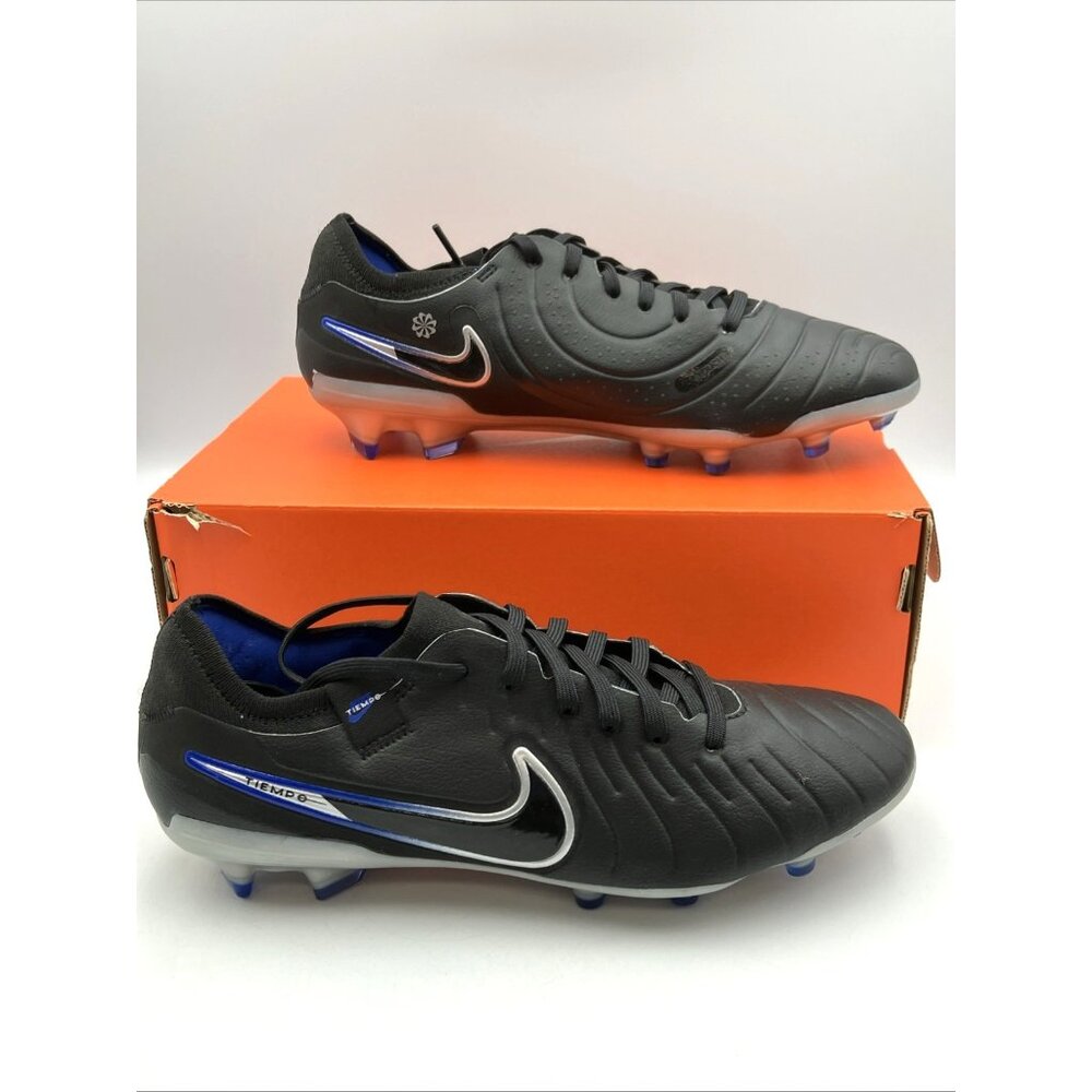 Nike Tiempo Legend 10 Pro FG Black Soccer Cleats DV4333-040 Men's 7 Women's 8.5